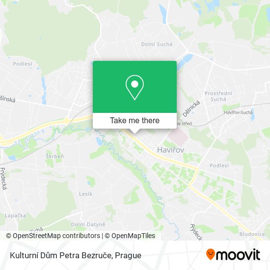 Kulturní Dům Petra Bezruče map