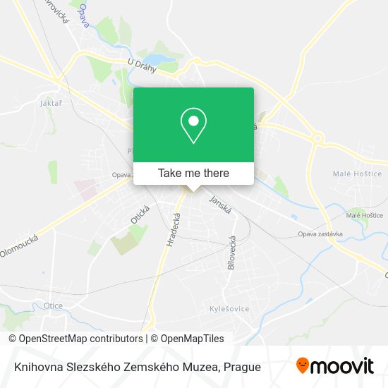Knihovna Slezského Zemského Muzea map