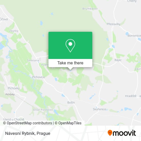 Návesní Rybník map