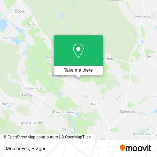 Карта Mnichovec