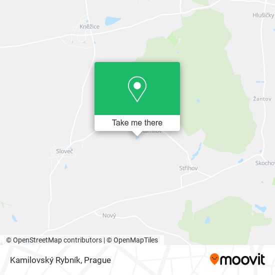 Kamilovský Rybník map