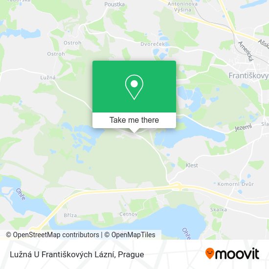 Lužná U Františkových Lázní map