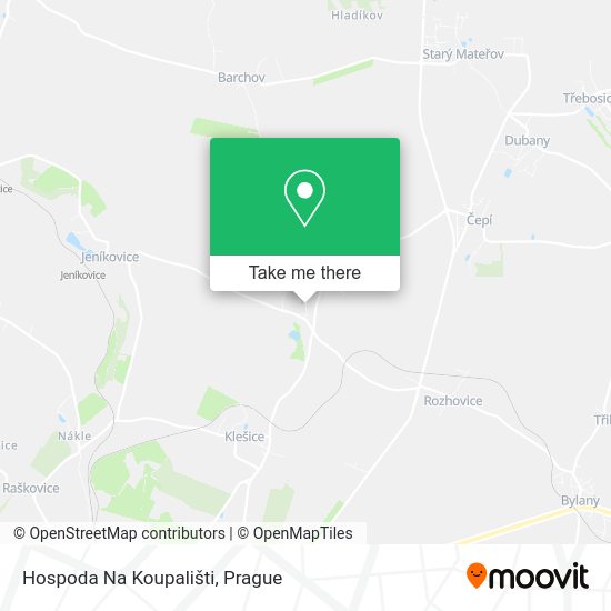 Карта Hospoda Na Koupališti