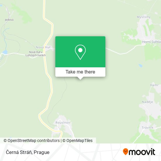 Černá Stráň map