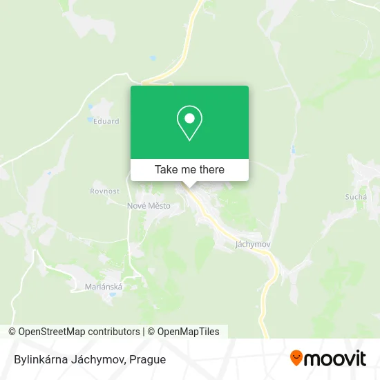 Карта Bylinkárna Jáchymov