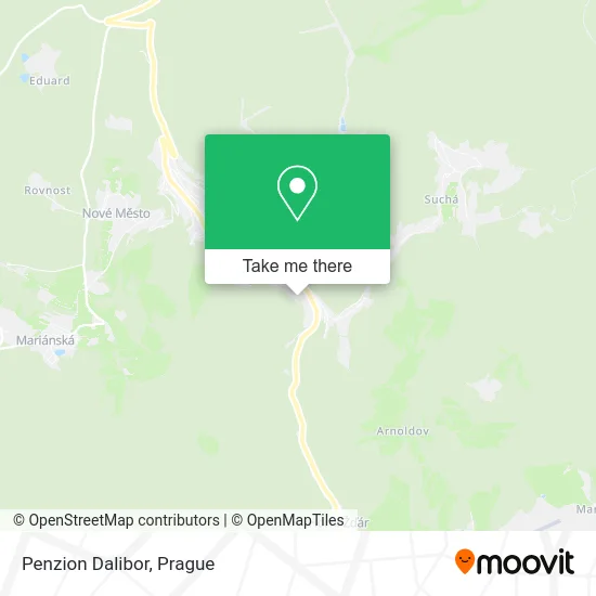 Карта Penzion Dalibor