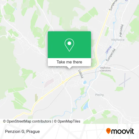Карта Penzion G