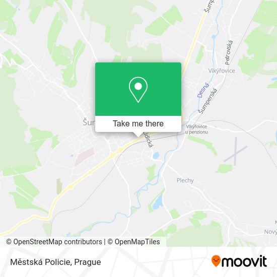 Městská Policie map