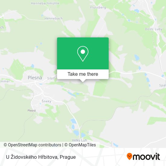 U Židovského Hřbitova map