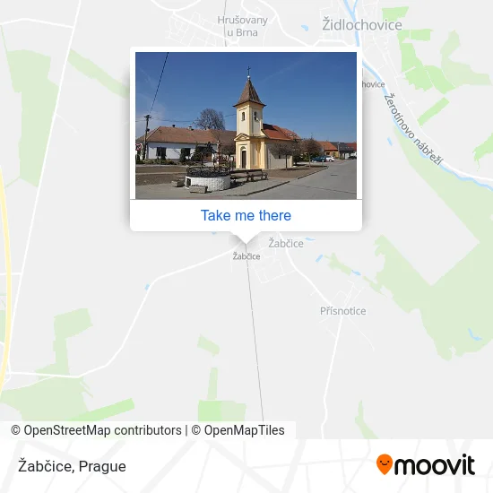 Карта Žabčice