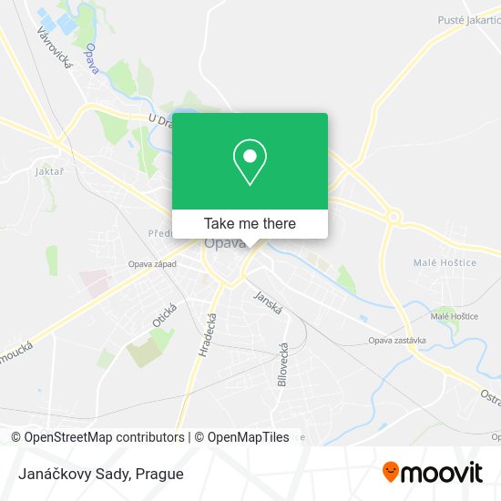Janáčkovy Sady map