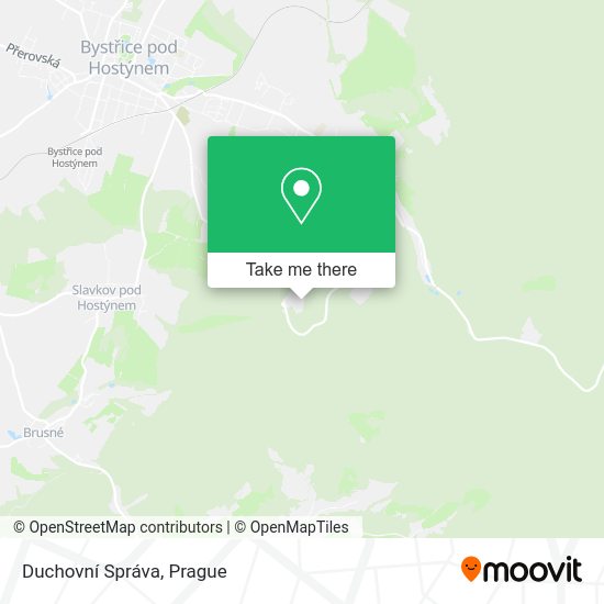 Duchovní Správa map