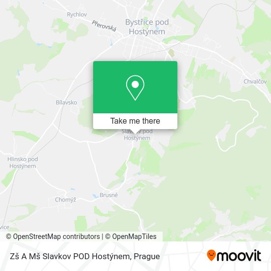 Zš A Mš Slavkov POD Hostýnem map