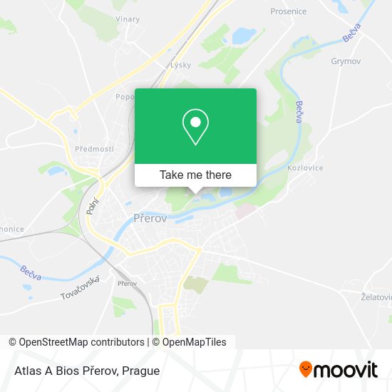Atlas A Bios Přerov map