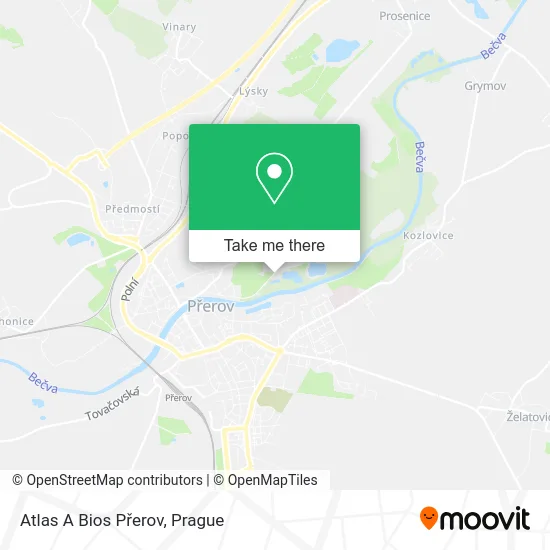 Карта Atlas A Bios Přerov