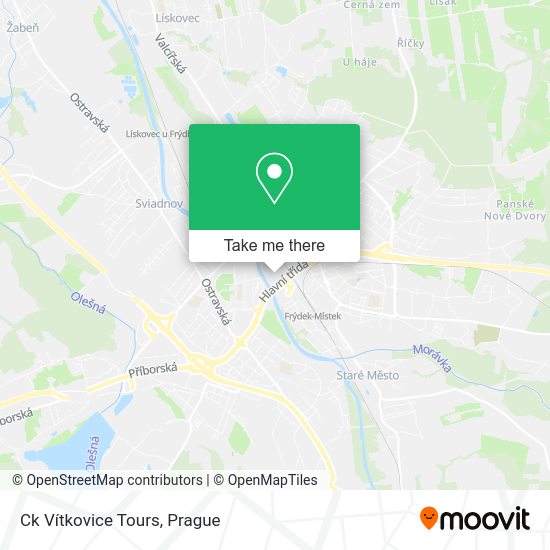 Ck Vítkovice Tours map