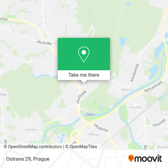 Карта Ostrava 29
