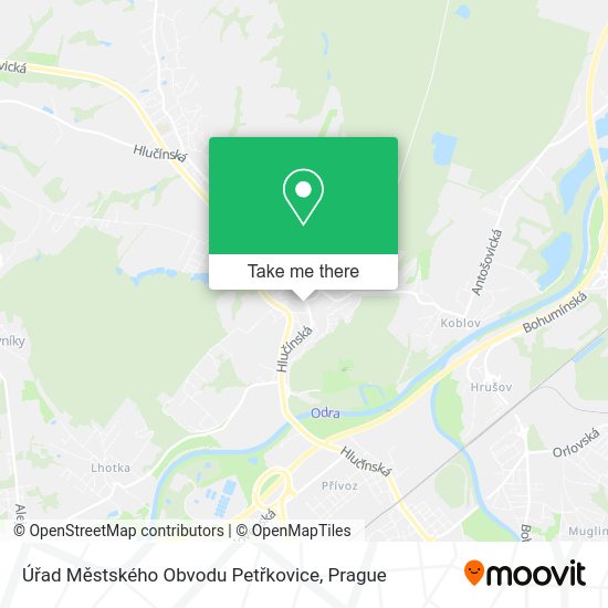 Úřad Městského Obvodu Petřkovice map