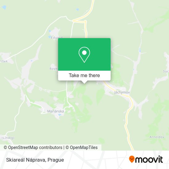 Skiareál Náprava map