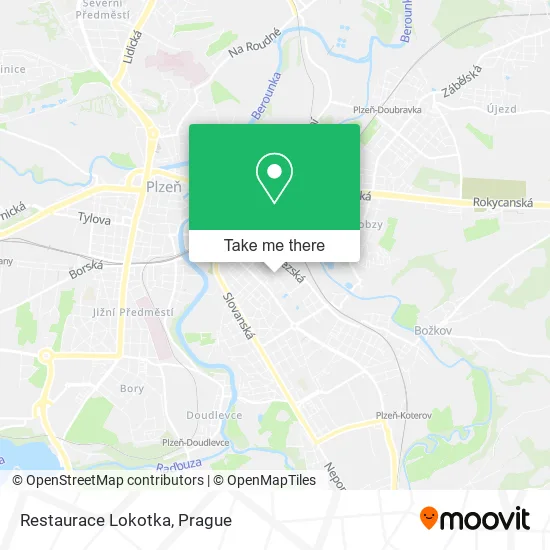 Карта Restaurace Lokotka