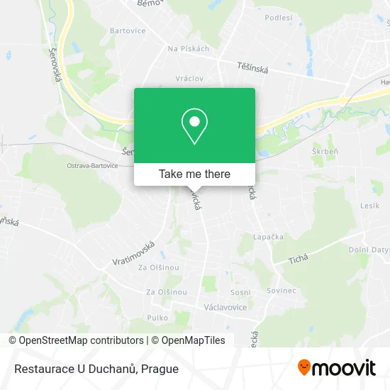 Карта Restaurace U Duchanů