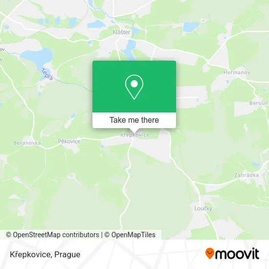 Křepkovice map