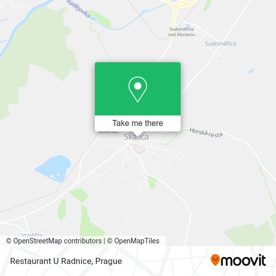 Карта Restaurant U Radnice