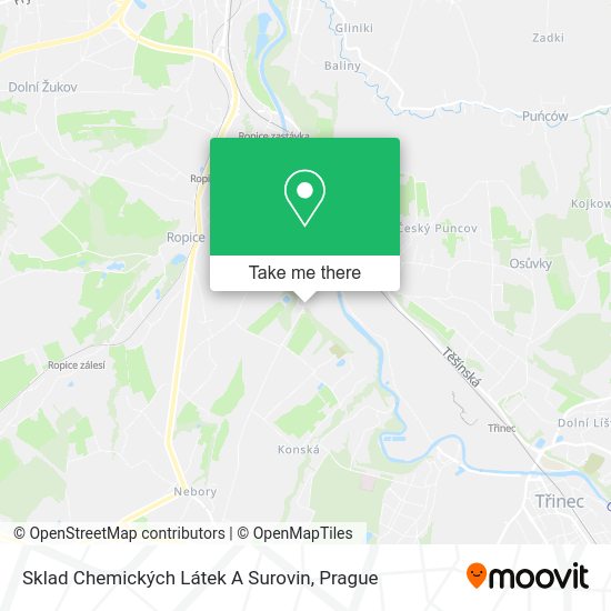 Sklad Chemických Látek A Surovin map