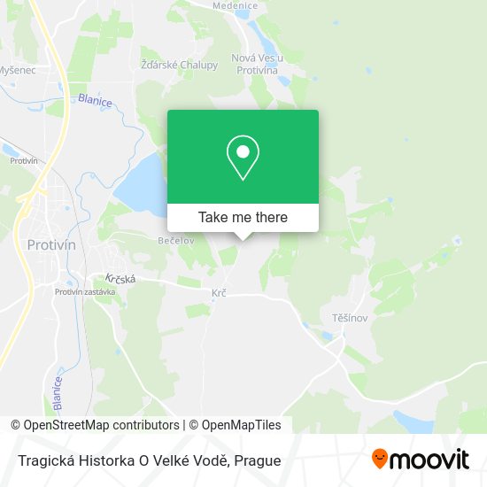 Карта Tragická Historka O Velké Vodě