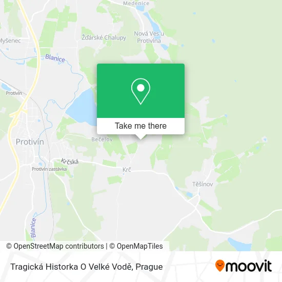 Карта Tragická Historka O Velké Vodě