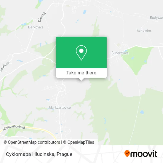 Карта Cyklomapa Hlucinska