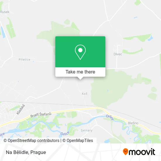 Карта Na Bělidle
