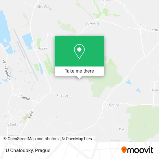 Карта U Chaloupky