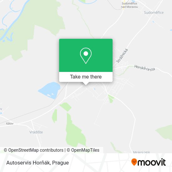Autoservis Horňák map