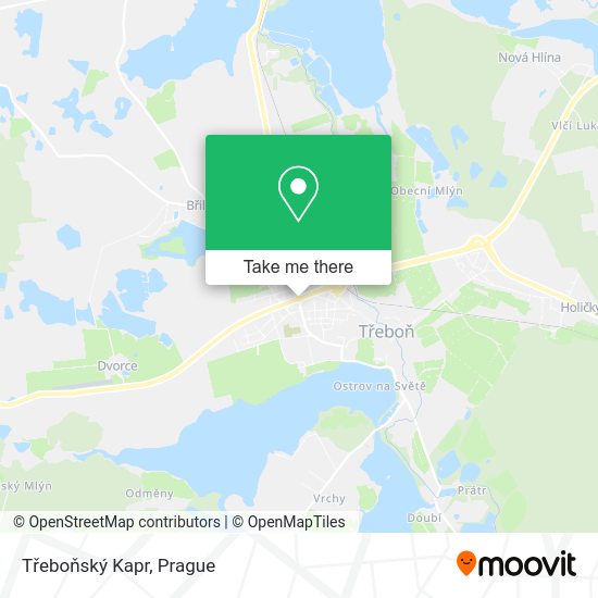 Třeboňský Kapr map