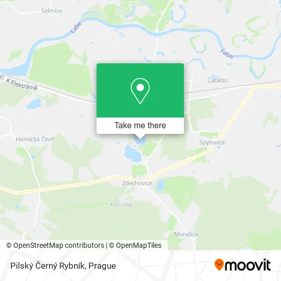Карта Pilský Černý Rybník