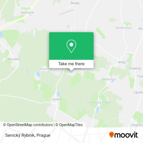 Senický Rybník map