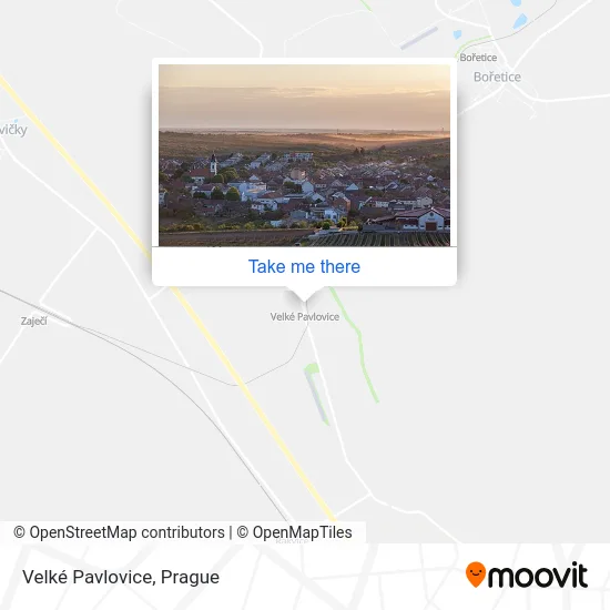 Карта Velké Pavlovice