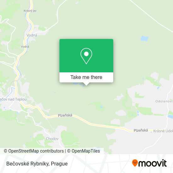 Bečovské Rybníky map
