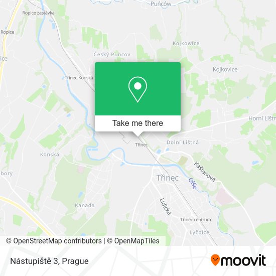 Nástupiště 3 map