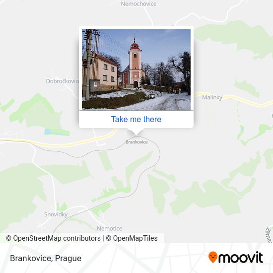 Brankovice map