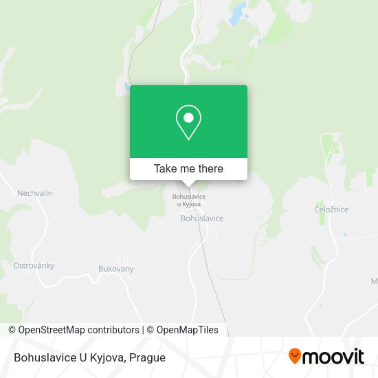 Карта Bohuslavice U Kyjova