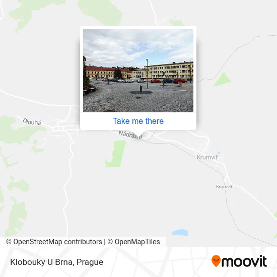 Карта Klobouky U Brna