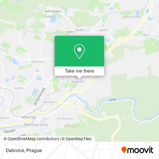 Dalovice map