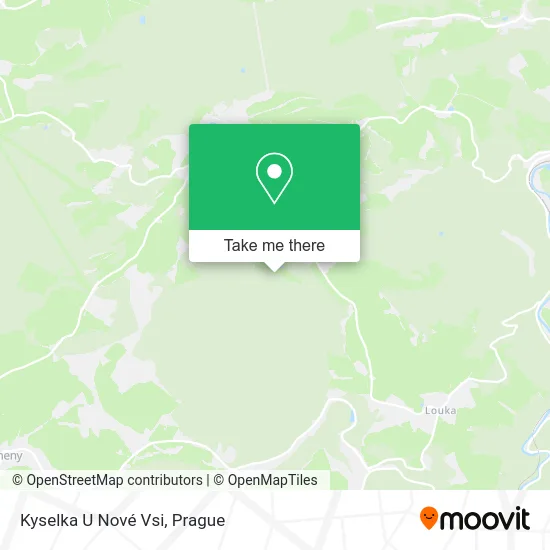 Карта Kyselka U Nové Vsi