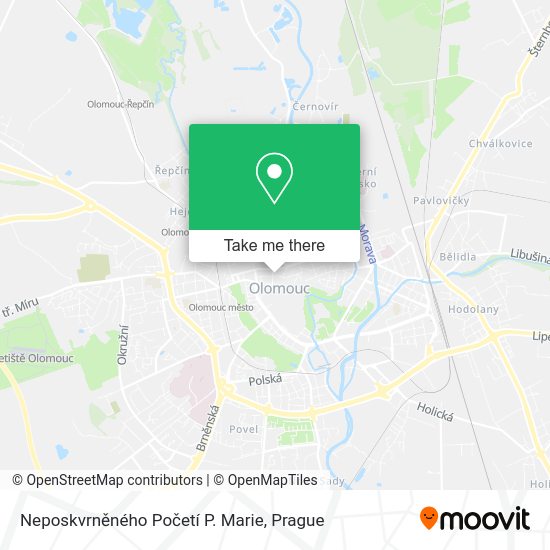 Neposkvrněného Početí P. Marie map