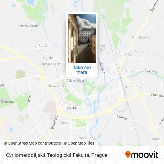 Cyrilometodějská Teologická Fakulta map