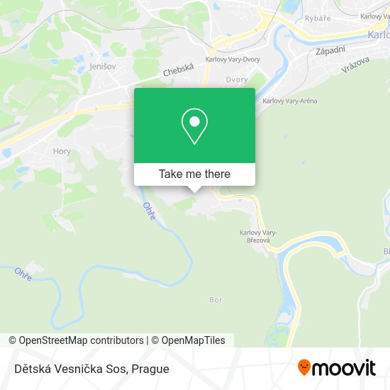 Dětská Vesnička Sos map