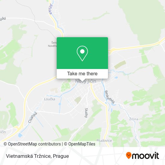 Vietnamská Tržnice map