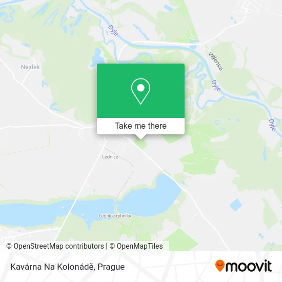 Карта Kavárna Na Kolonádě
